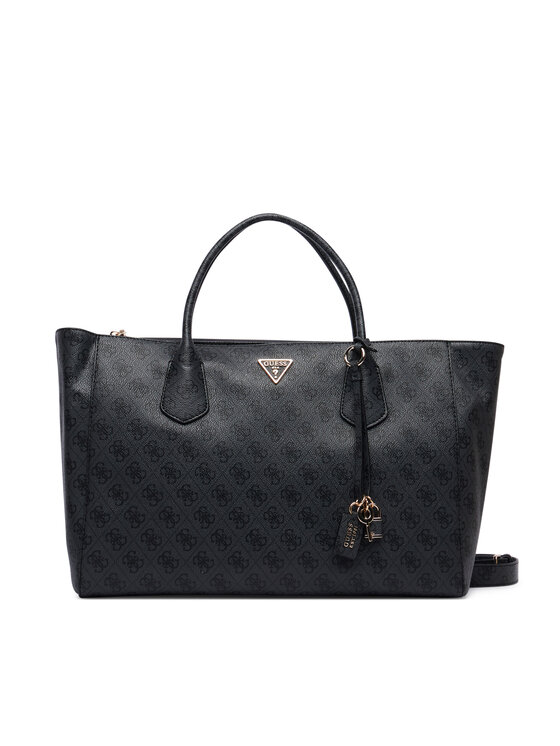 Guess Guess Geantă Marissa Logo HWSG24 82240 Gri închis