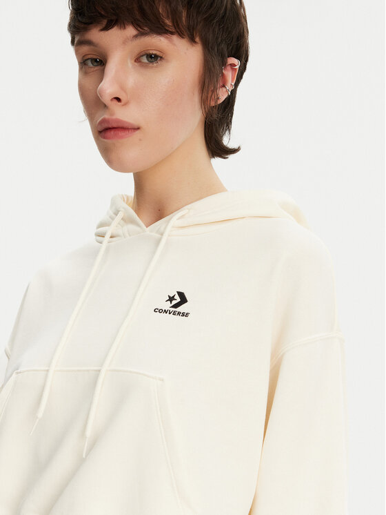 Converse Converse Sweatshirt Chuck Taylor 10027616-A02 Écru Boxy Fit