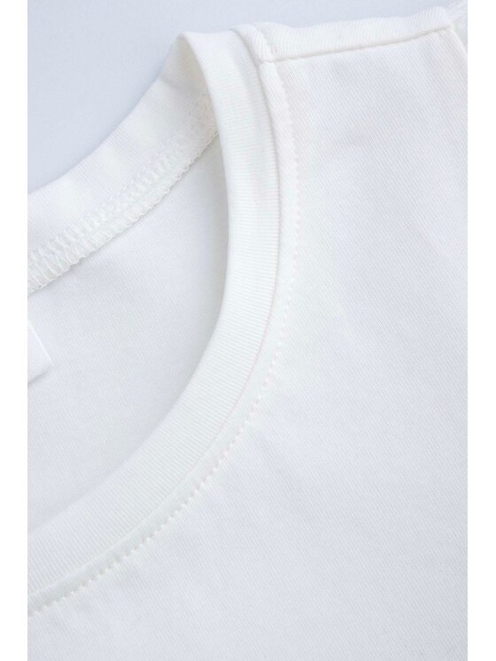 Coccodrillo Coccodrillo T-Shirt WC5143204EJG-001 Biały Regular Fit