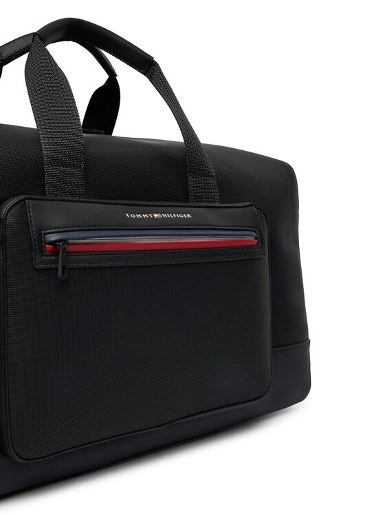 Tommy Hilfiger Tommy Hilfiger Pārnēsajamā soma Th Foundation Duffle AM0AM14160 Melns