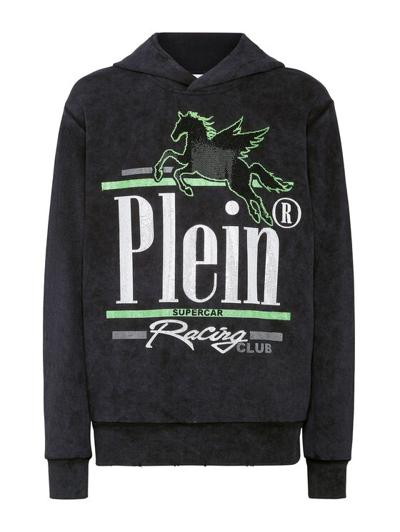 PHILIPP PLEIN PHILIPP PLEIN Bluza 22633 Czarny Regular Fit