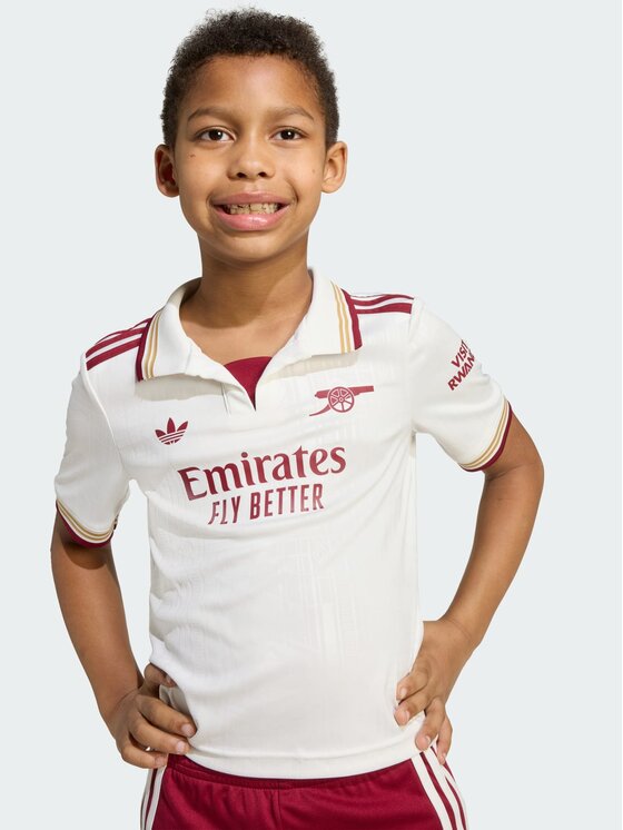 adidas adidas Komplet sportowy Arsenal 25/26 Third Mini Kit Kids Biały Regular Fit