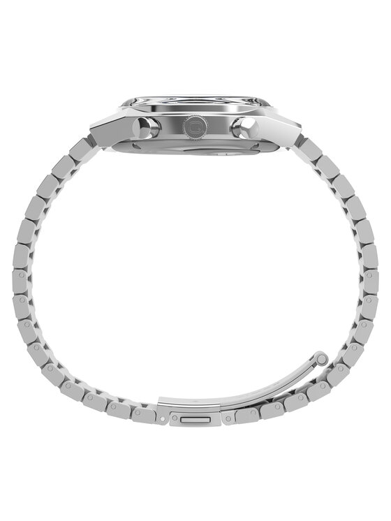 Timex Timex Zegarek TW2W33700 Srebrny