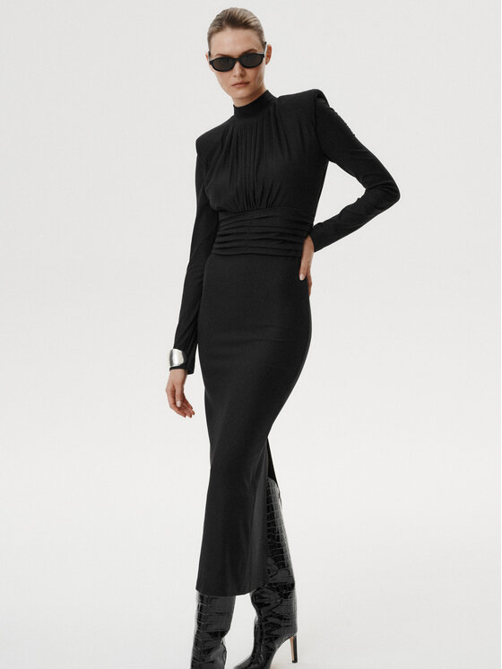 MARI PRETI MARI PRETI Abito da cocktail Deluna Nero Slim Fit