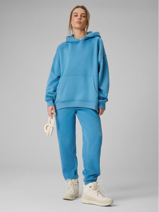 4F 4F Spodnie dresowe 4FRSS26TTROF1724-32S Granatowy Jogger Fit