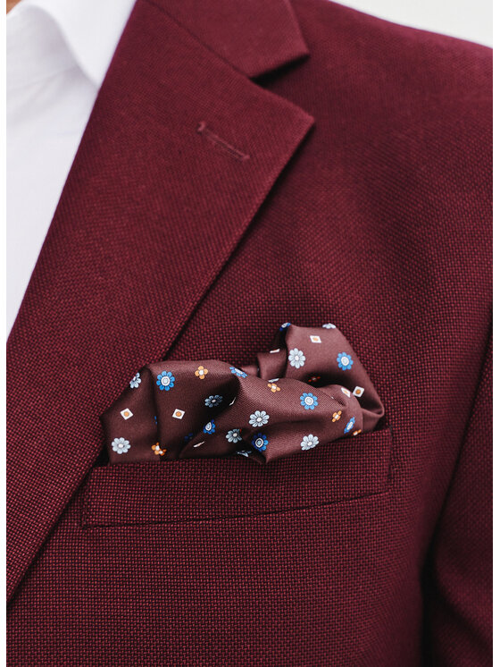 Pako Lorente Pako Lorente Marynarka P25SF-3G-003 Bordowy Super Slim Fit
