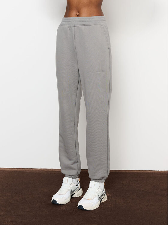 La Mania La Mania Spodnie dresowe LYN Szary Classic Fit