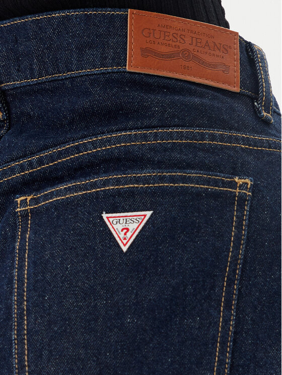 Guess Jeans Guess Jeans Džínsová sukňa W5YD0Q D5M4C Tmavomodrá Regular Fit