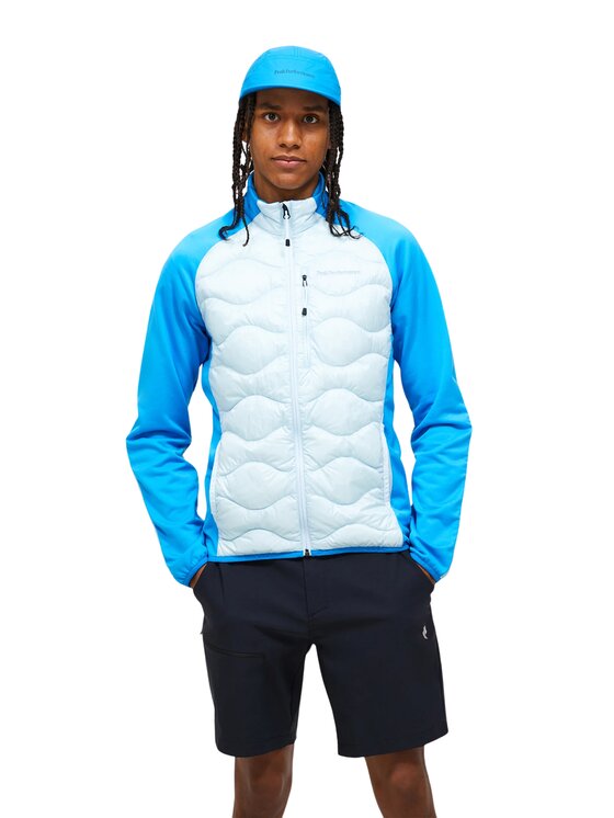 Peak Performance Peak Performance Kurtka puchowa Helium Down Hybrid Niebieski Slim Fit