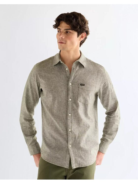 Wrangler Wrangler Koszula 1 PKT SHIRT Kolorowy Regular Fit