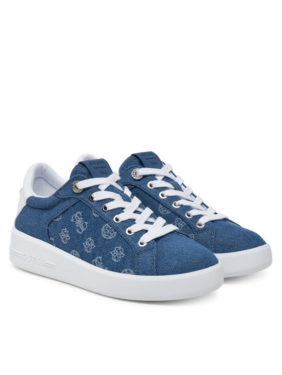 Guess Guess Sneakersy FLJRN2 DEN12 Niebieski