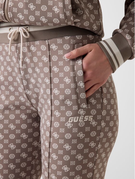 Guess Guess Auduma bikses 176829 Brūns Slim Fit