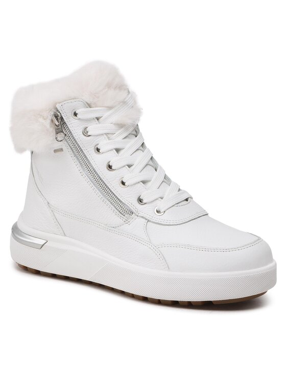 Geox Geox Polokozačky D Dalyla B Abx A D26QSA 00046 C1000 Bílá