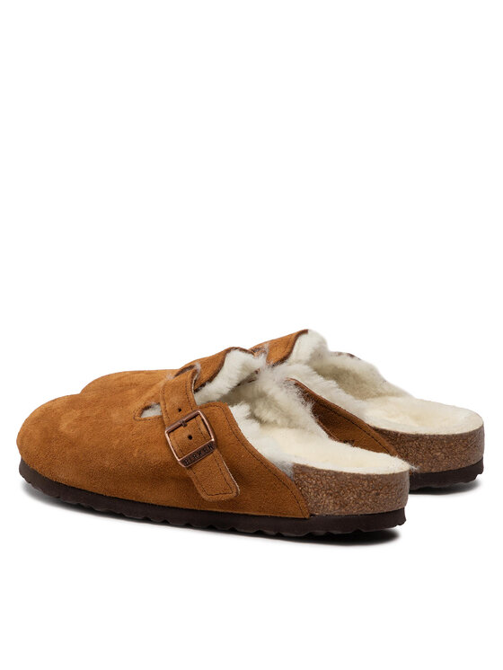 Birkenstock Birkenstock Papucs Boston Vl/Sheraling 1001141 Barna