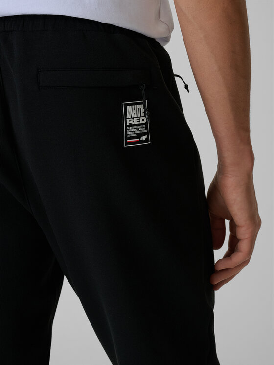 4F 4F Joggery STREFA KIBICA Czarny Regular Fit