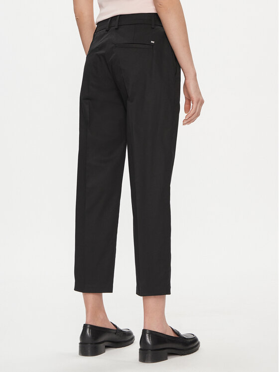 Tommy Hilfiger Tommy Hilfiger Παντελόνι chino WW0WW40504 Μαύρο Straight Fit