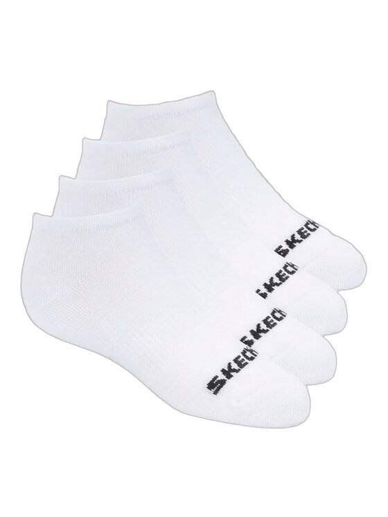 Skechers Skechers Skarpety krótkie S117899-WHT Biały