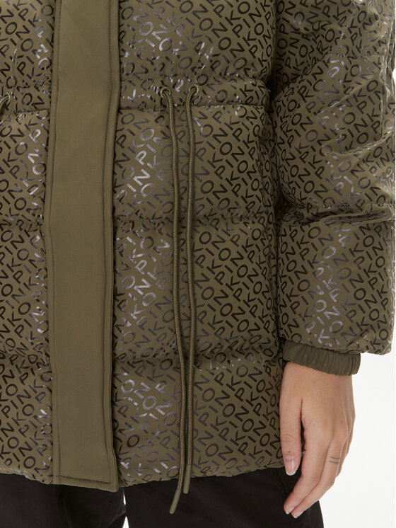 PINKO PINKO Kevad-sügis jope Convalida 101641 A127 Khakivärviline Regular Fit