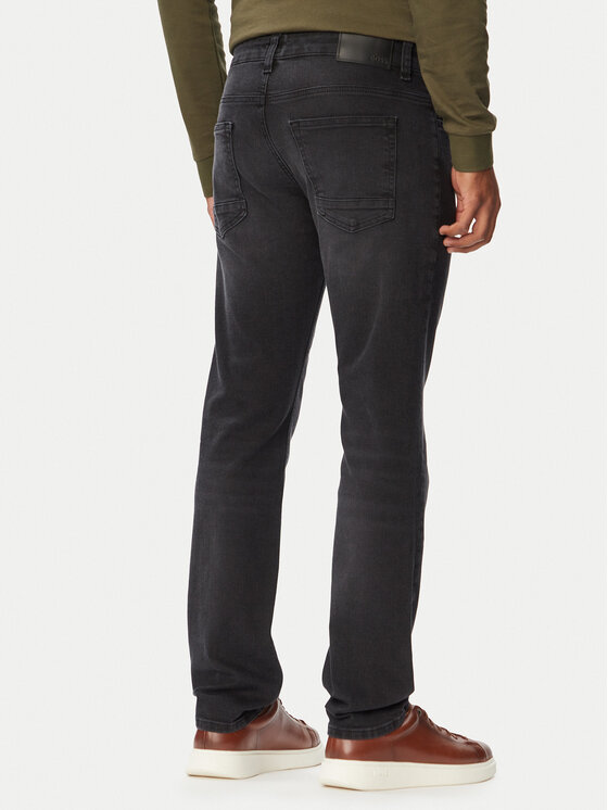 BOSS BOSS Jeans hlače Delaware BC-L-P 50471010 Črna Slim Fit