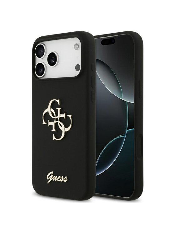 Etui na telefon Guess, Czarne, iPhone 17 Pro Max