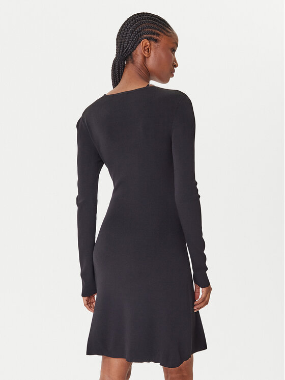HUGO HUGO Džemper haljina Sibery 50548244 Crna Slim Fit