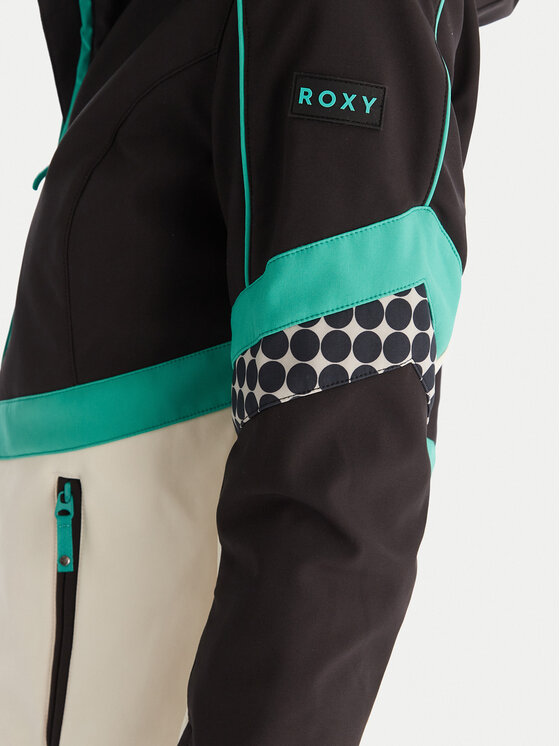 Roxy Roxy Kurtka narciarska Peak Chic Softshell Jk ERJTJ03512 Czarny Slim Fit