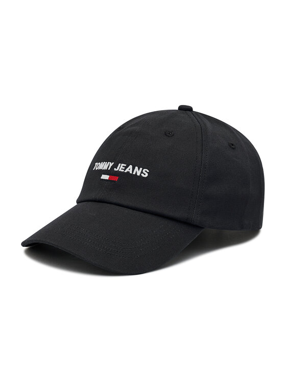 Tommy Jeans Tommy Jeans Kapa s šiltom Sport Cap AM0AM07527 Črna