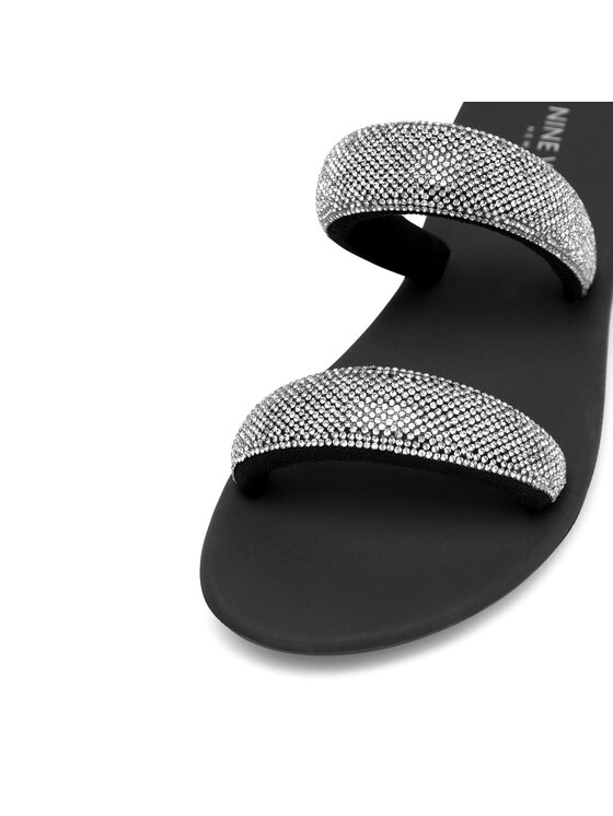 Nine West Nine West Klapki WFA2735-1 Srebrny