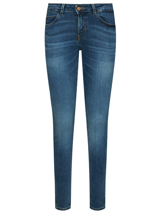Guess Guess Skinny Fit džíny Curve W0YAJ2 D4484 Tmavomodrá Skinny Fit