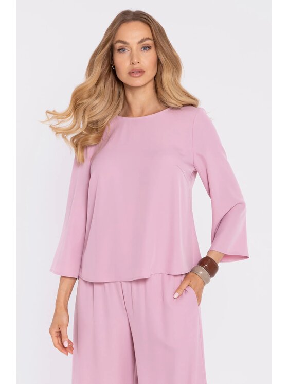 Made of Emotion Made of Emotion Blusa M905 Rosa chiaro Oversize