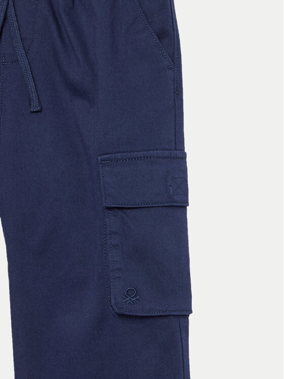 United Colors Of Benetton United Colors Of Benetton Joggery 4HM6GF01Z Granatowy Regular Fit