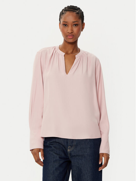 Tommy Hilfiger Blúzka WW0WW44049 Ružová Relaxed Fit