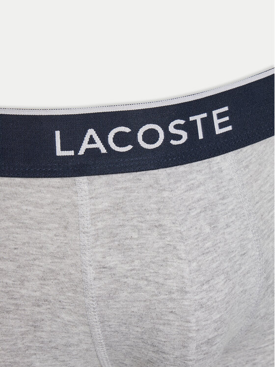 Lacoste Lacoste Set od 3 para bokserica 5H1300 Siva