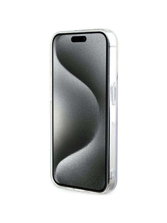 Guess Guess Etui na telefon Apple iPhone 15 Pro Fioletowy