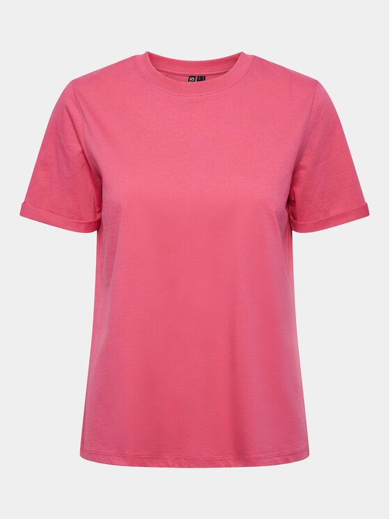 Pieces Pieces Tričko Ria 17086970 Ružová Regular Fit