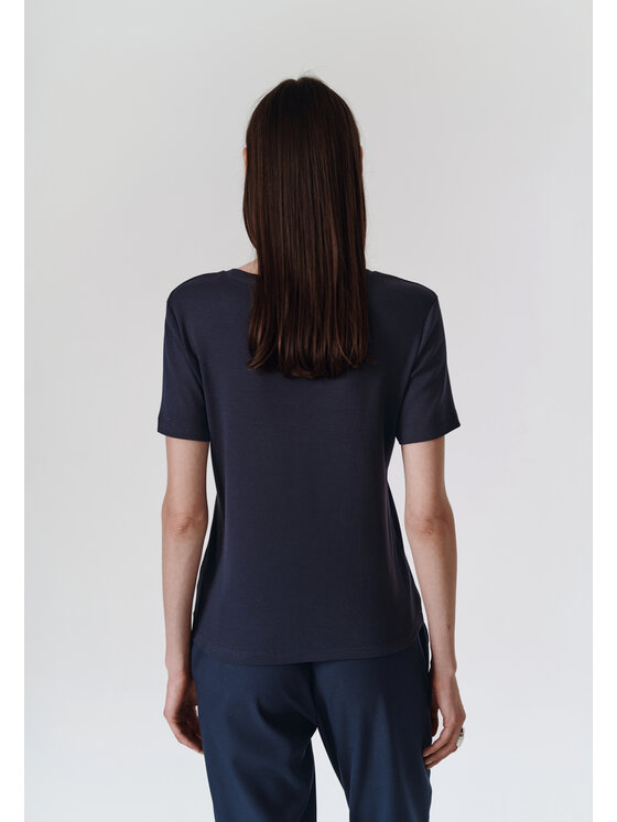 TATUUM TATUUM T-Shirt FINI Granatowy Classic Fit