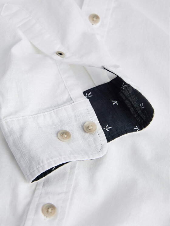 Jack & Jones Jack & Jones Πουκάμισο Henry 12289197 Λευκό Regular Fit