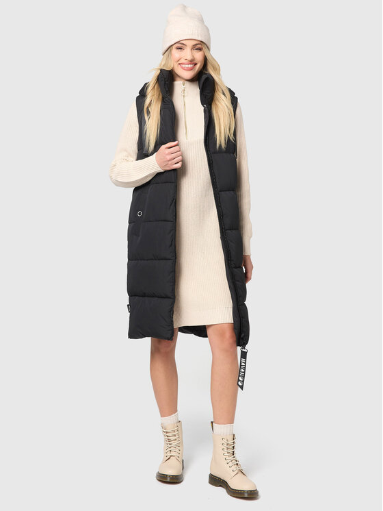 Navahoo Navahoo Kurtka zimowa Schnuffelchen Czarny Regular Fit