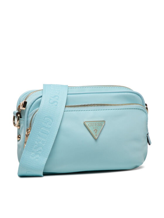 Guess Guess Дамска чанта Little Bay Crossbody Camera HWNG81 16720 Син