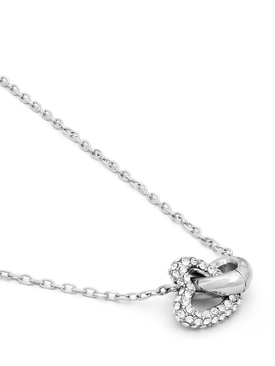 Guess Guess Náhrdelník JUBN06 013JW Stříbrná