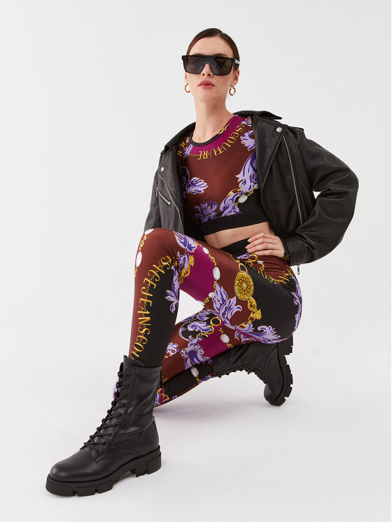 Versace Jeans Couture Versace Jeans Couture Halenka 75HAH218 Fialová Slim Fit