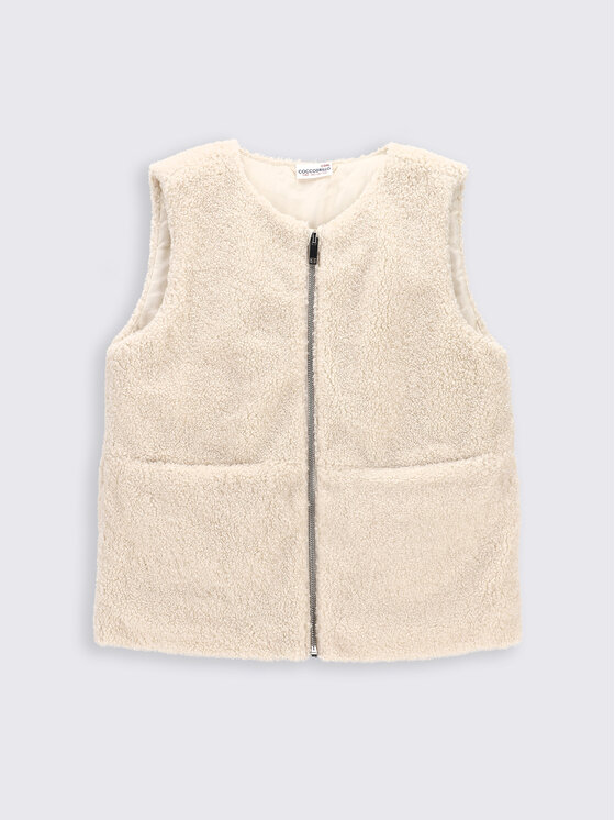 Coccodrillo Coccodrillo Liemenė ZC2178401ROJ Écru Regular Fit