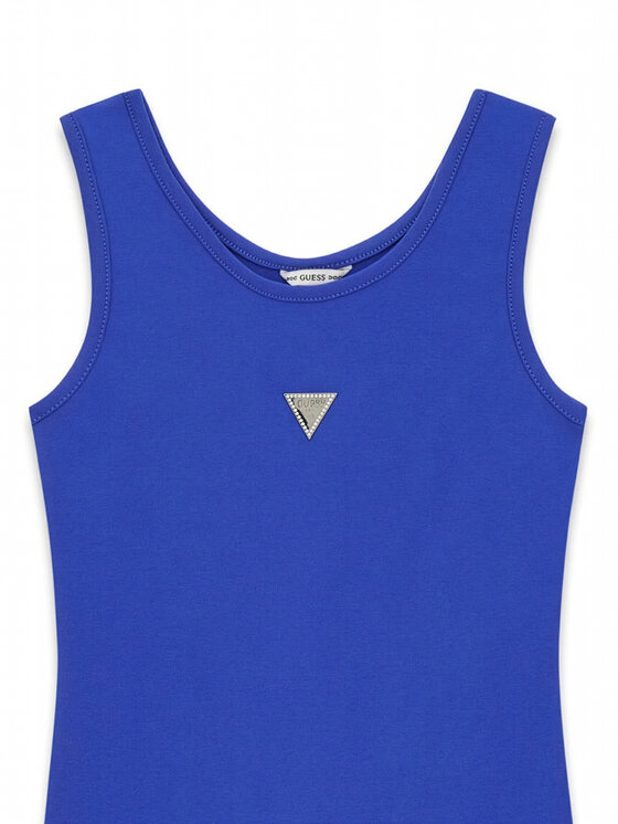 Guess Guess Vsakodnevna obleka J6GK30 J1314 Modra Slim Fit