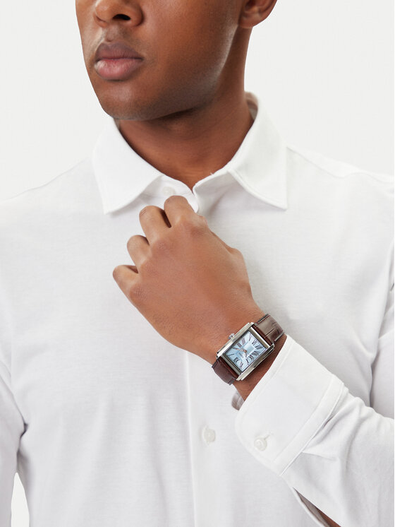 Fossil Fossil Ρολόι Carraway FS6110 Καφέ