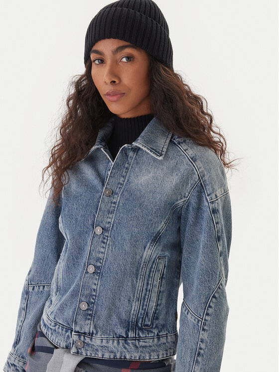 G-Star Raw G-Star Raw Jeansová bunda Kitoh 3D D26776 E207 Modrá Regular Fit