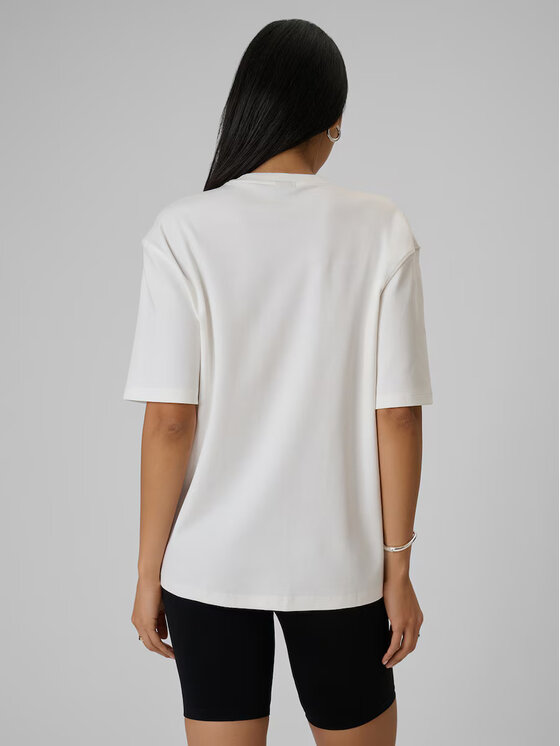 4F 4F T-Shirt CAMP Biały Loose Fit