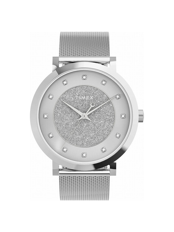 Timex Timex Ρολόι TW2U67000 Ασημί
