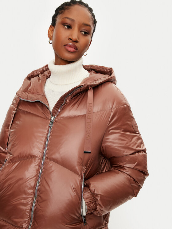 Woolrich Woolrich Daunenjacke Aliquippa CFWWOU0927FRUT3085 Braun Regular Fit