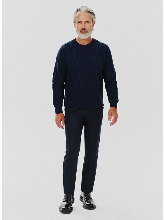 Pako Lorente Pako Lorente Sweter P24WF-2X-006 Granatowy Classic Fit