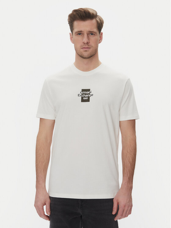 Armani Exchange Armani Exchange T-Shirt XM000767 AF12308 U0009 Biały Regular Fit